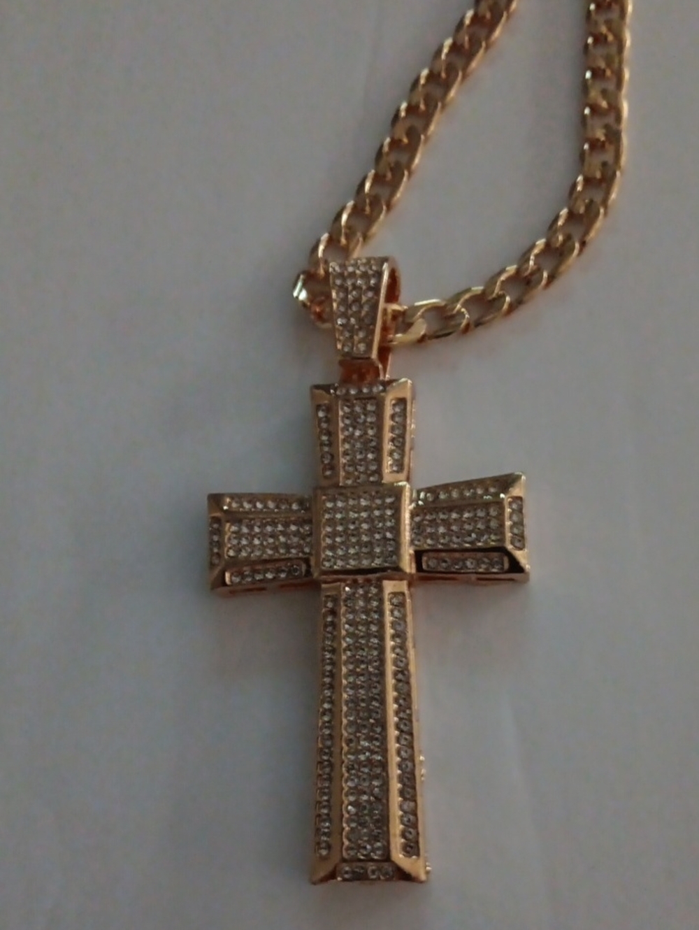 Gold Cross Pendant Necklace for Women - Timeless Religious Jewelry 07/13